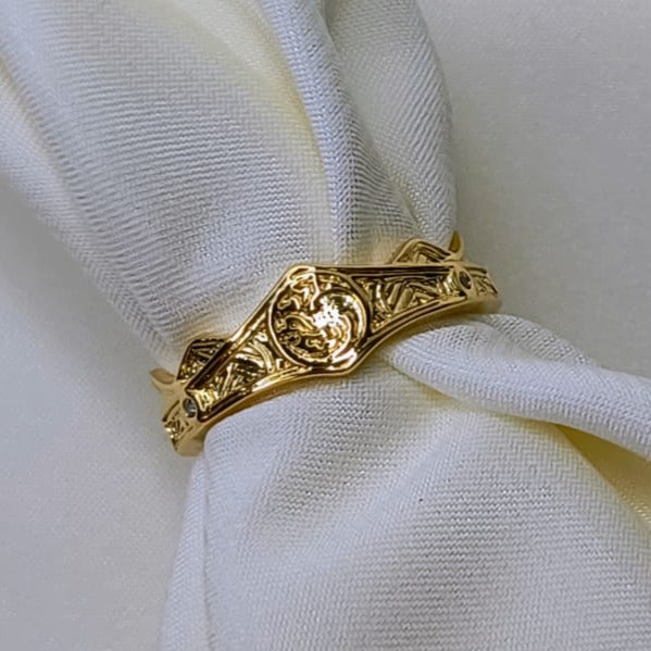 Anillo Corona La Casa del Dragon GOT